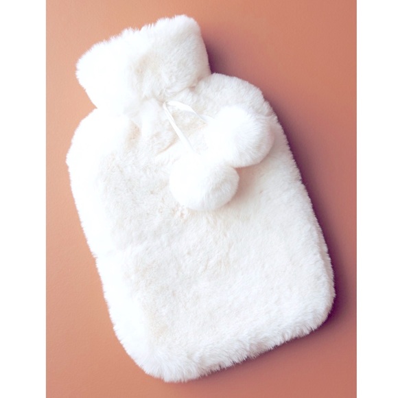 Rainbow Tie Dye Faux Fur Hot Water Bottle With Pom Poms 2L Plush Teddy Fleece Cover For Warmth Natural Rubber Uk Safe Tested Ideal Gift For Adults Kids By Olivia Rocco - View #14